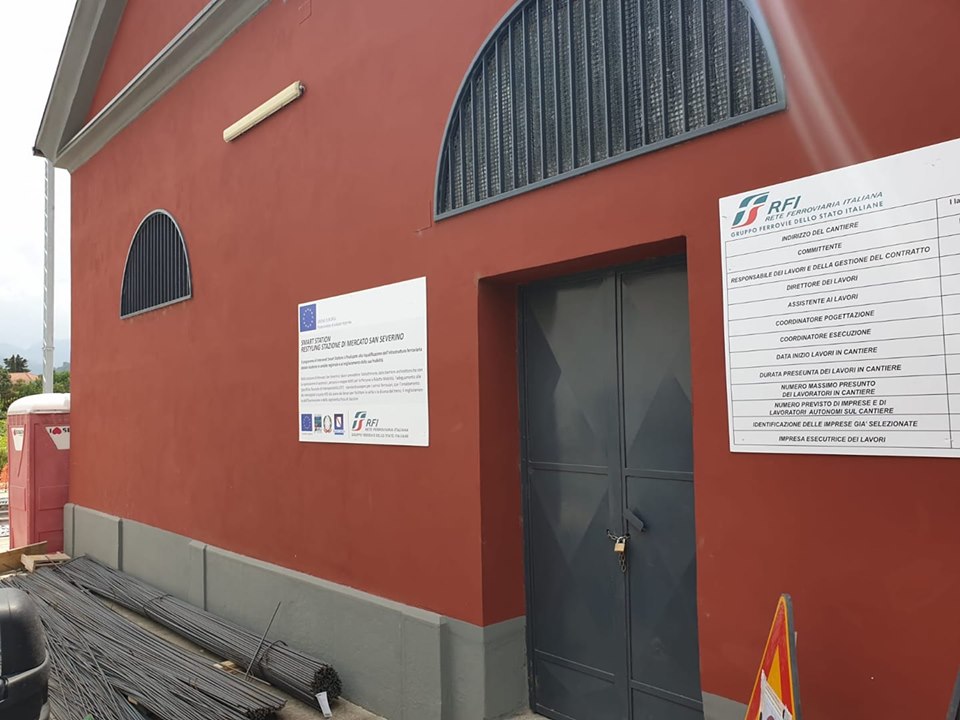 MERCATO SAN SEVERINO. AL VIA I LAVORI PER LA STAZIONE FERROVIARIA